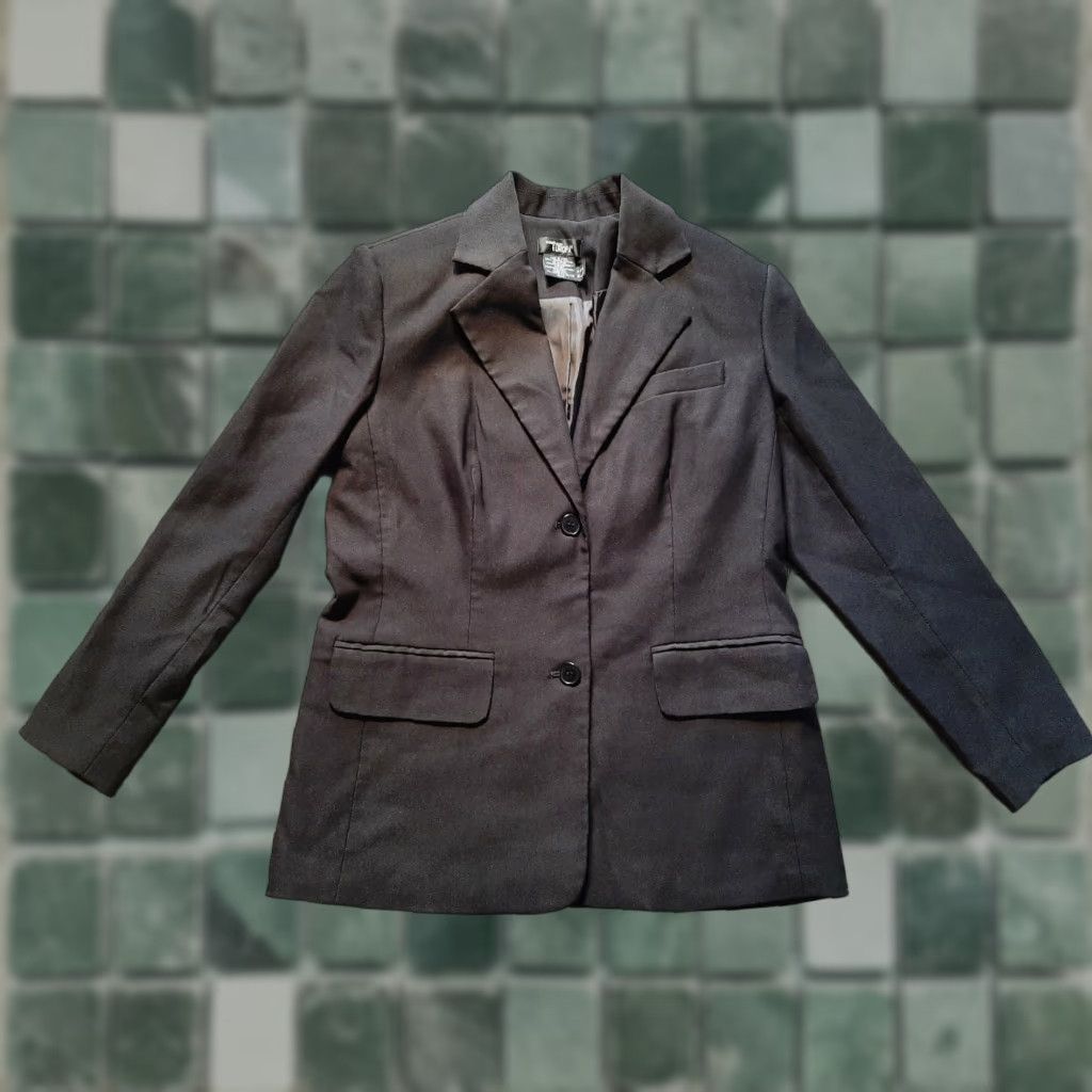 Vintage Boutique Europa Suit Blazer Womens Size 6 Black Button | Jacket | 3 Piece Set | Long Sleeve | Regular Size Size M / US 6-8 / IT 42-44 - 1 Thumbnail