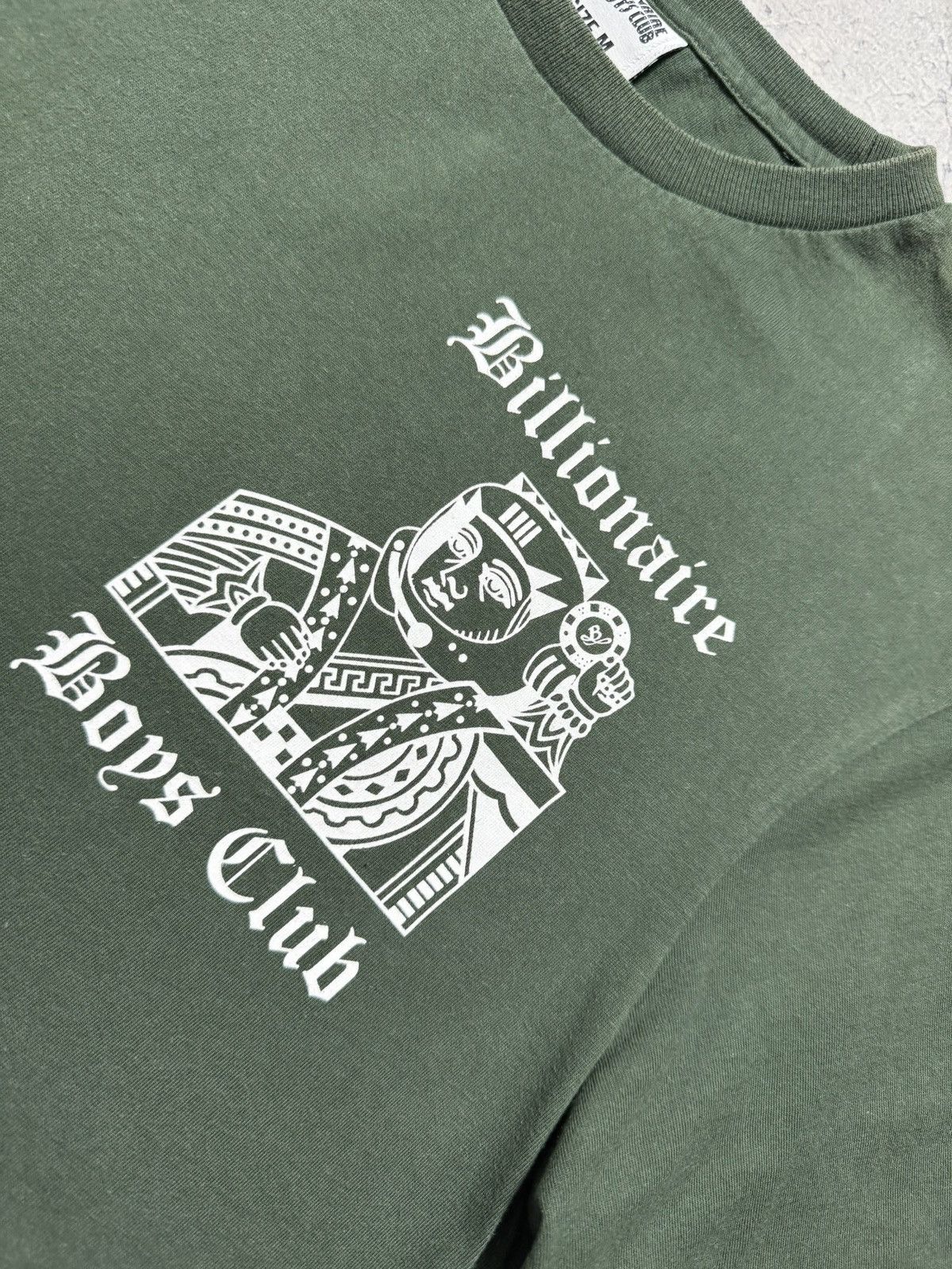 Billionaire Boys Club Billionaire Boys Club BBC Green Big Logo T-Shirt Size M Size US M / EU 48-50 / 2 - 6 Thumbnail