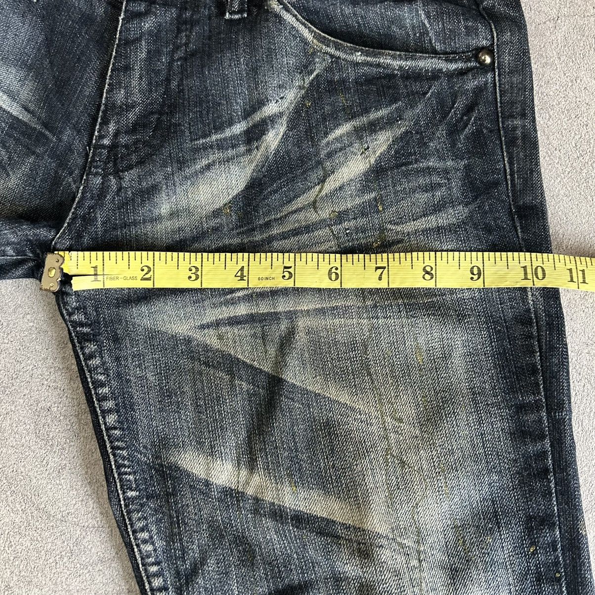If Six Was Nine Midas Flared Punk Mudwash Jeans Size US 32 / EU 48 - 22 Thumbnail