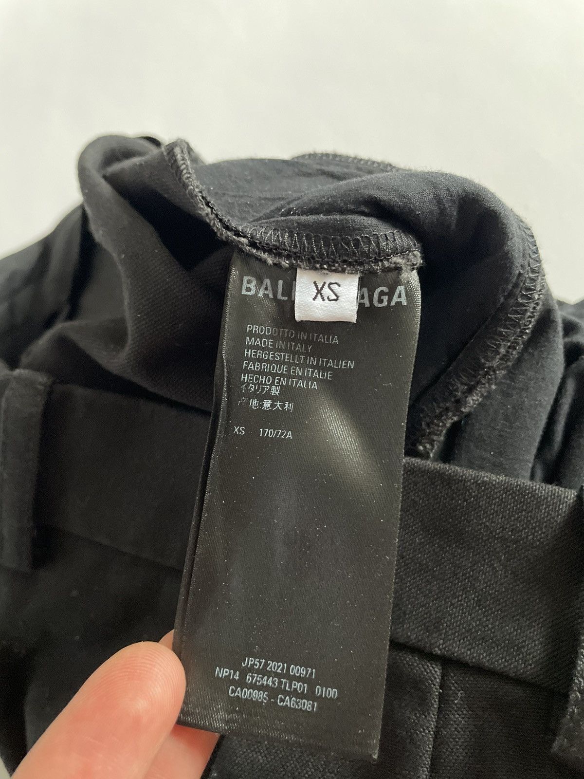 Balenciaga Balenciaga by Demna Gvasalia Wide Side Stripe Heavy Pants Size US 29 - 8 Thumbnail