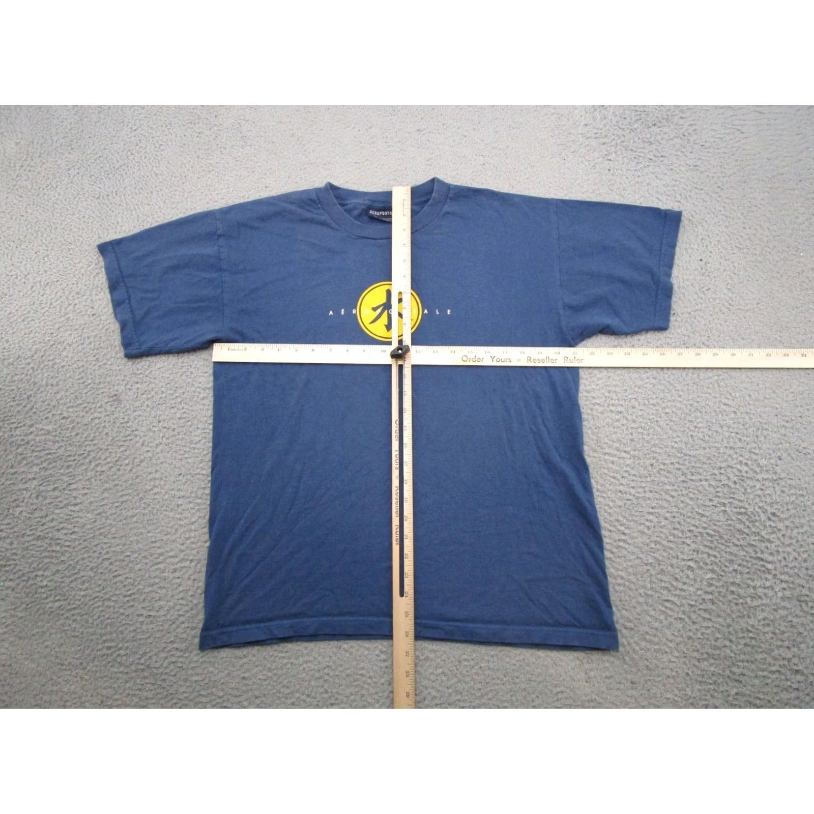Aeropostale VINTAGE Aeropostale T-Shirt Skater Japanese Spell Out Crew Neck Short Sleeve Size L Blue Men Size US L / EU 52-54 / 3 - 4 Thumbnail
