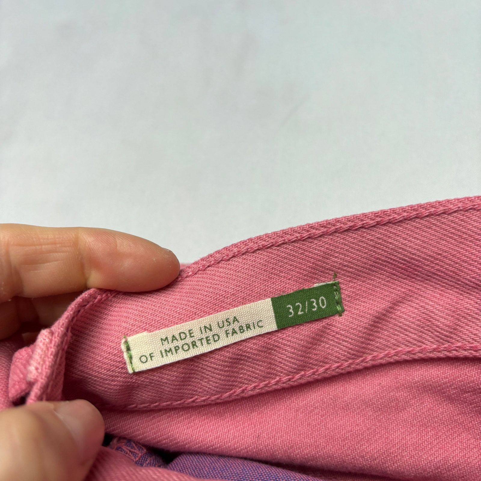 Sid Mashburn Sid Mashburn Straight Leg Jeans 32x30 Pink Denim 5 Pocket Size US 32 / EU 48 - 5 Thumbnail
