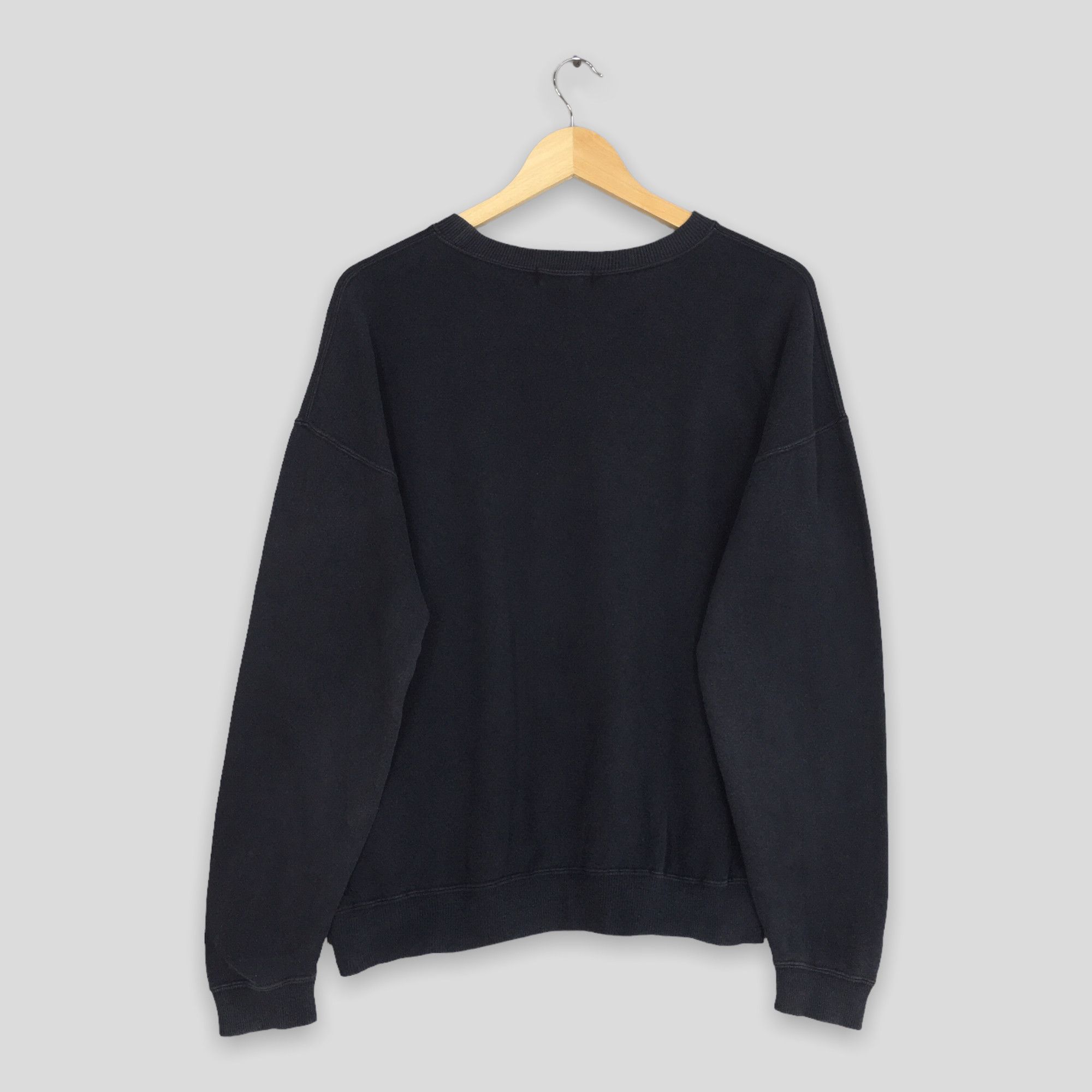 Kenzo × Vintage Vintage Composition By Kenzo Black Sweatshirt Medium Size US M / EU 48-50 / 2 - 6 Thumbnail