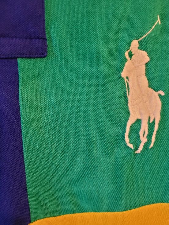 Polo Ralph Lauren Polo Ralph Lauren Mens Colorblock Ss Big Pony Polo Shirt M Size US M / EU 48-50 / 2 - 7 Thumbnail