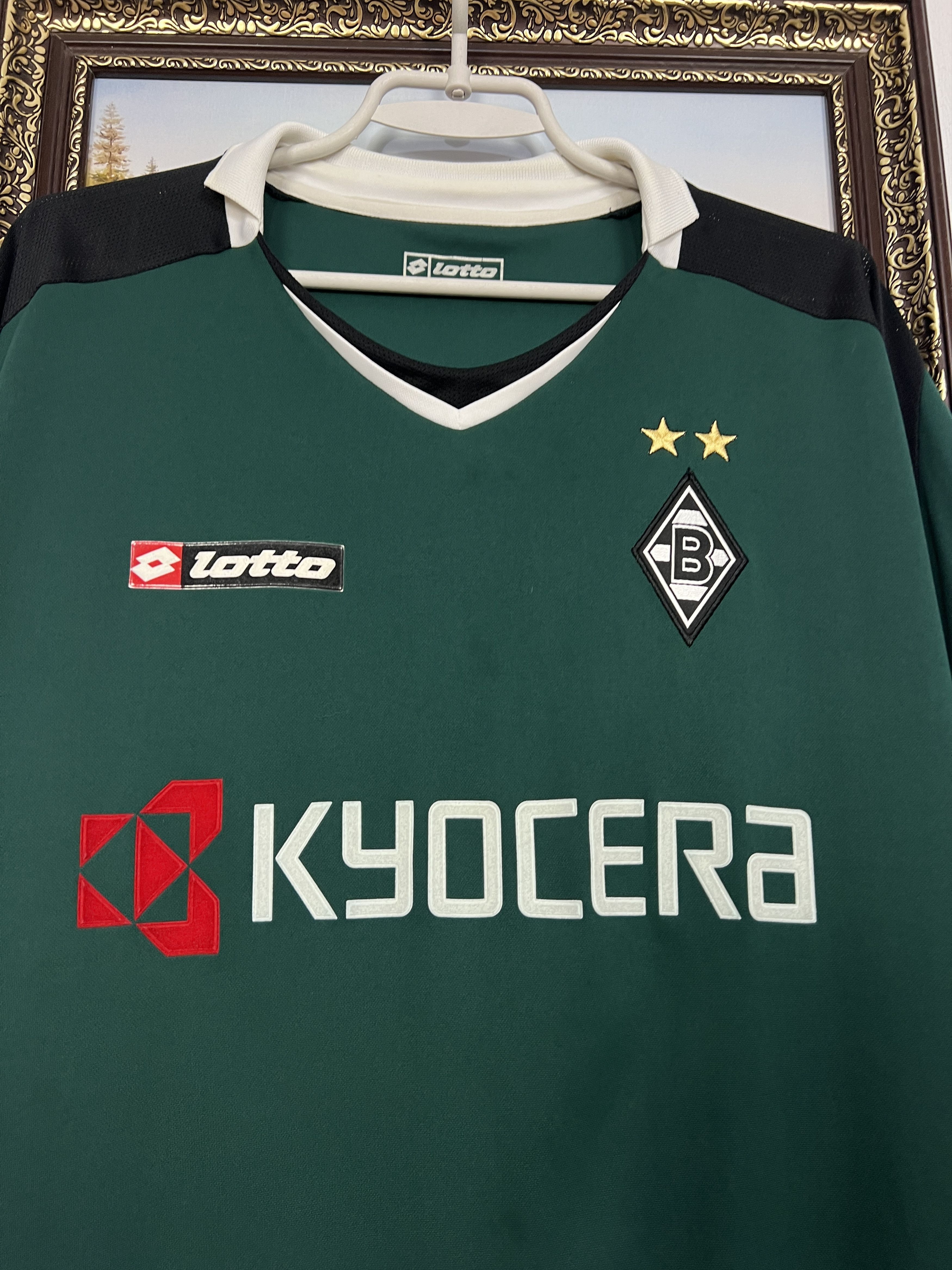 Lotto Sport Monchengladbach football shirt Soccer #10 Rosler Jersey 3XL Size US XXL / EU 58 / 5 - 3 Thumbnail