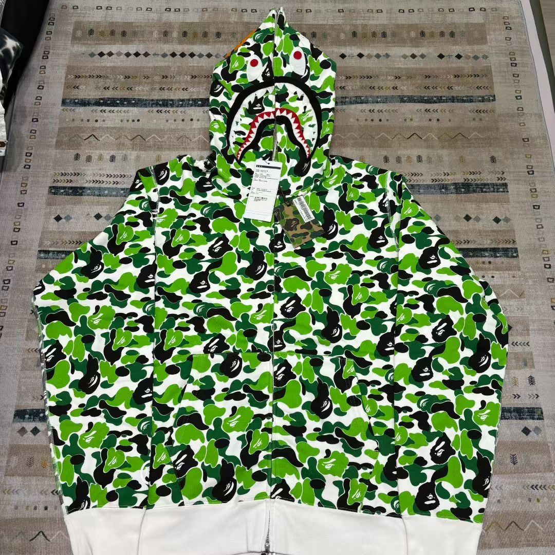 Bape BAPE CAMO SHARK FULL ZIP HOODIE Size US XL / EU 56 / 4 - 1 Thumbnail