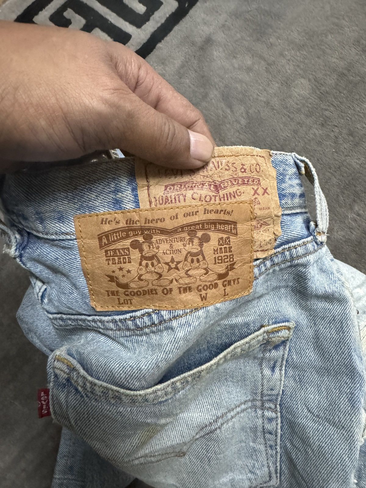 Levi's Made & Crafted Vintage Levis 501 x Disney Death Valley Jeans Size US 32 / EU 48 - 6 Thumbnail