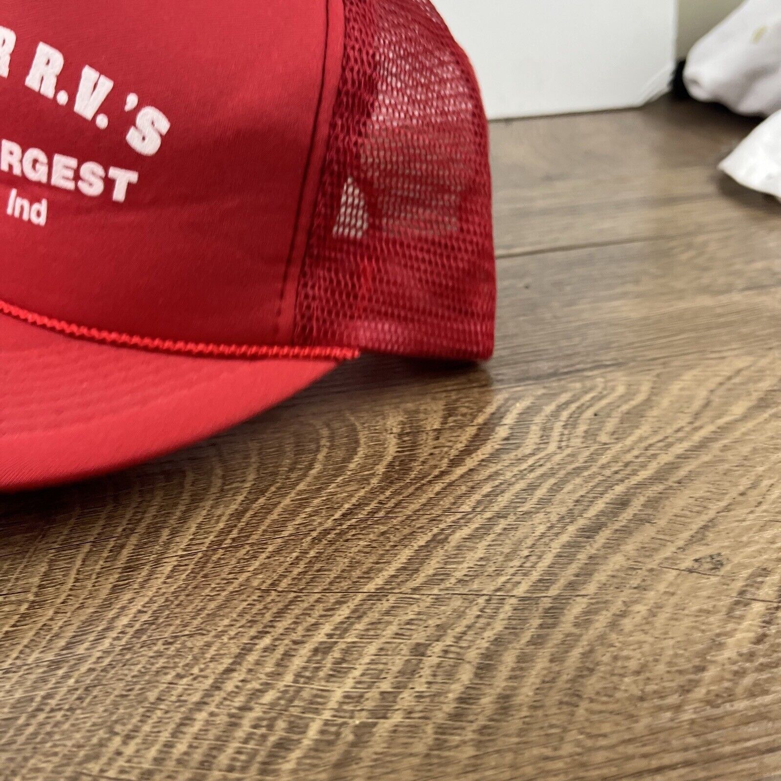 Other Tom Raper RV's Hat Richmond Indiana Red Adjustable Hat Red A Size ONE SIZE - 6 Thumbnail