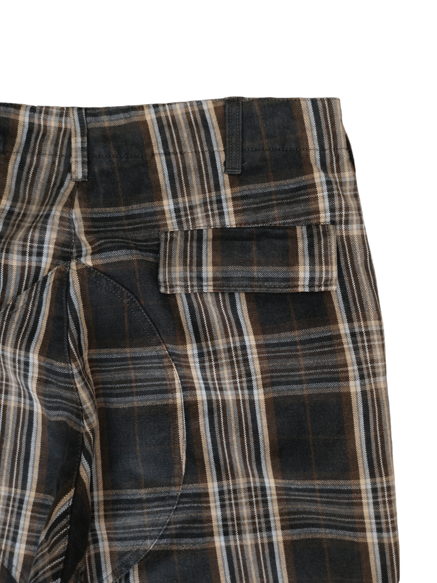 Comme des Garcons × Undercover Baggy Jeans Conflict Japan Checkered Double Knee Wide Leg Size US 32 / EU 48 - 12 Thumbnail