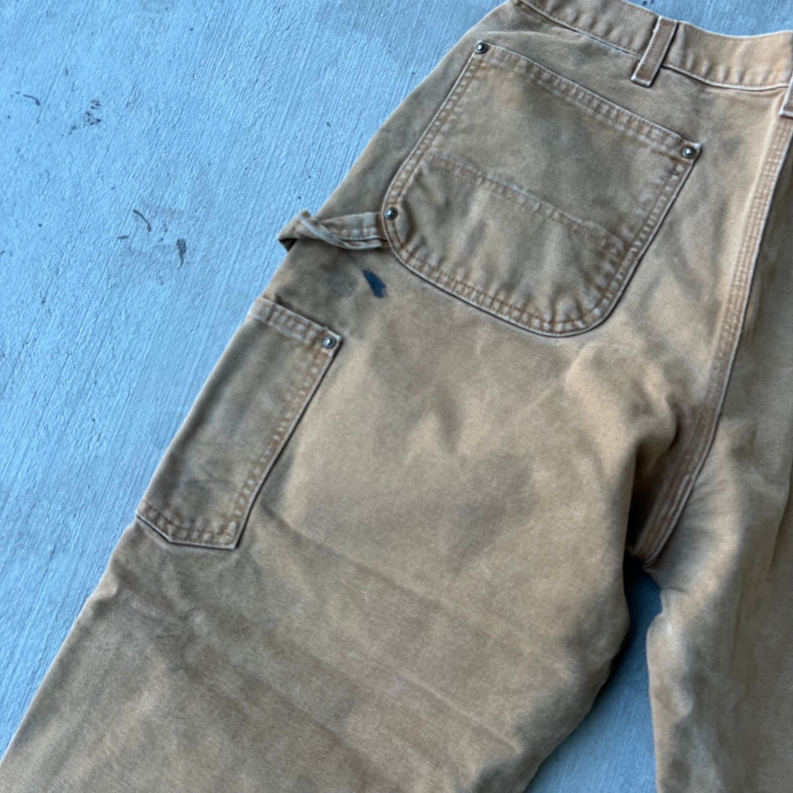 Carhartt × Vintage Carhartt brown double knee work wear carpenter pants Size US 32 / EU 48 - 11 Thumbnail