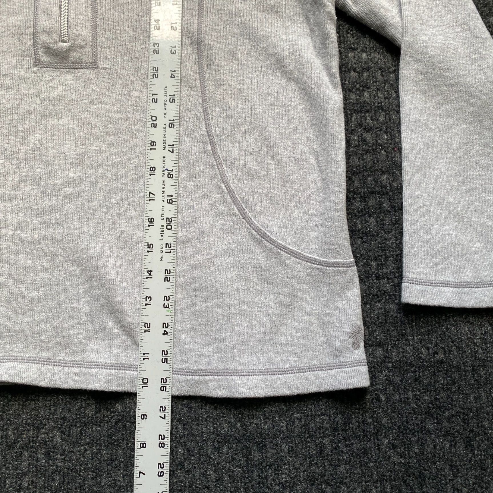 Tommy Bahama Tommy Bahama Mens Pullover Sweater 1/4 Zip Gray XL Long Sleeve Mock Neck Embroidered Logo Zipper Casual Knit Cotton Shirt Size US XL / EU 56 / 4 - 6 Thumbnail