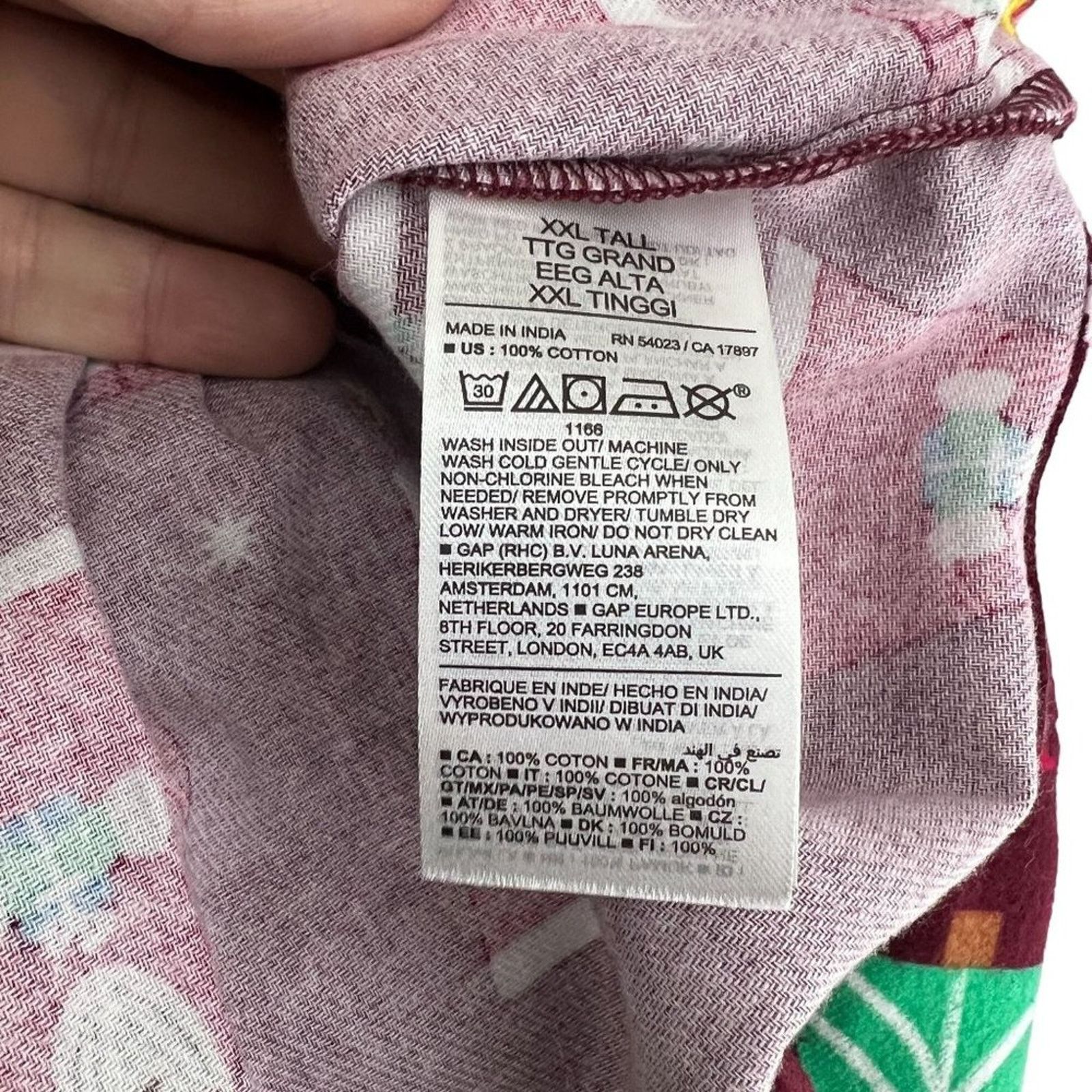 Old Navy Old Navy Santa In The House Printed Flannel Pajama Set Size ONE SIZE - 4 Thumbnail