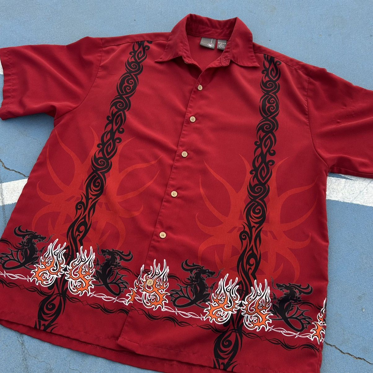 Other XG Tribal Fire Dragon Button Up Size US L / EU 52-54 / 3 - 1 Thumbnail