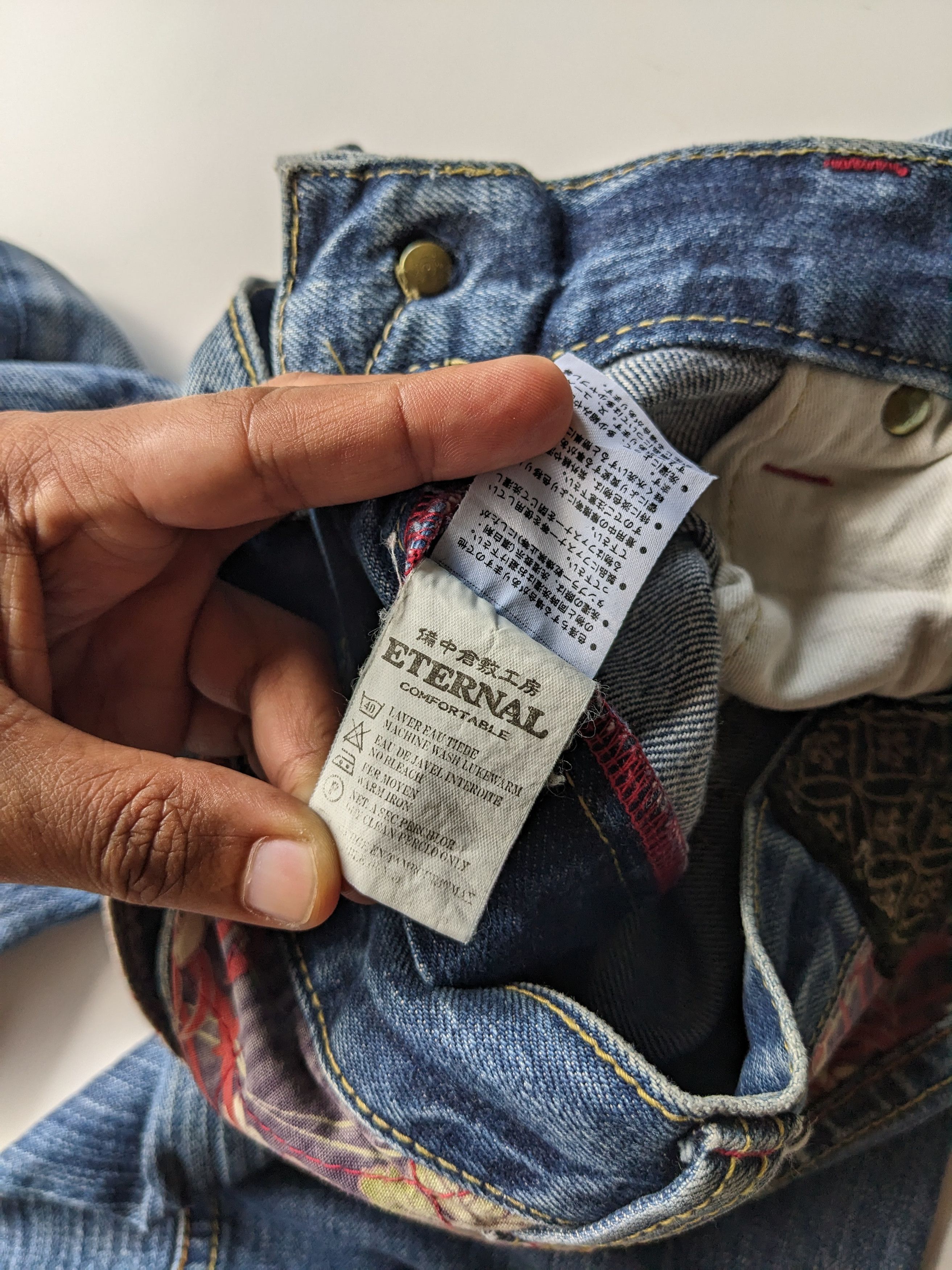 Eternal Eternal Kurashiki sakura boro sashiko jeans Size US 30 / EU 46 - 10 Thumbnail