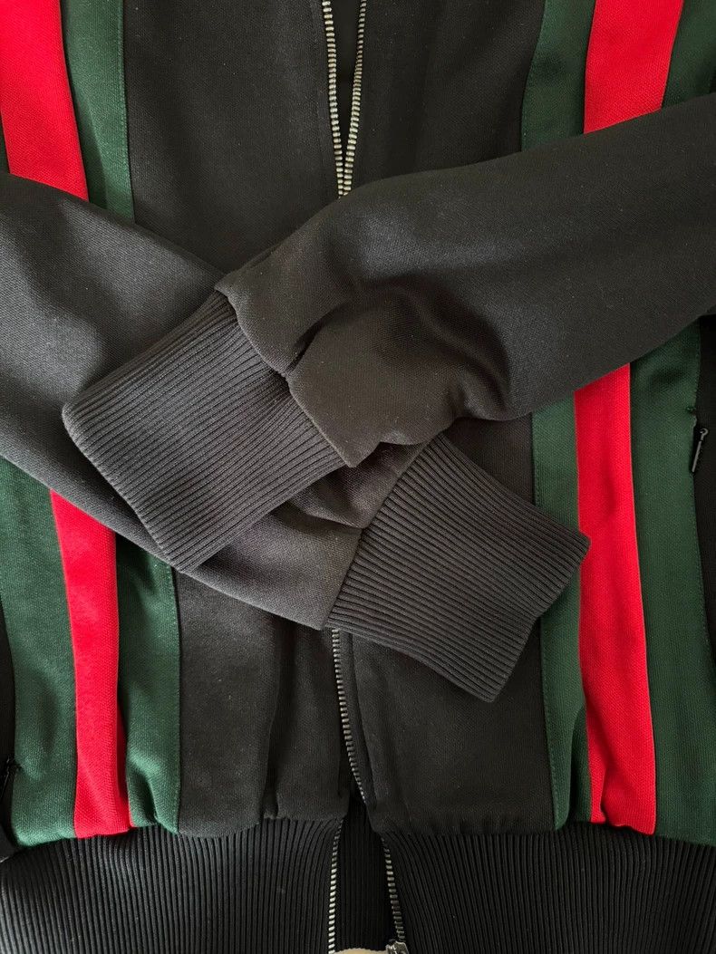 Gucci Gucci Red and green striped jacket 2503-Nextarrow Size US L / EU 52-54 / 3 - 3 Thumbnail