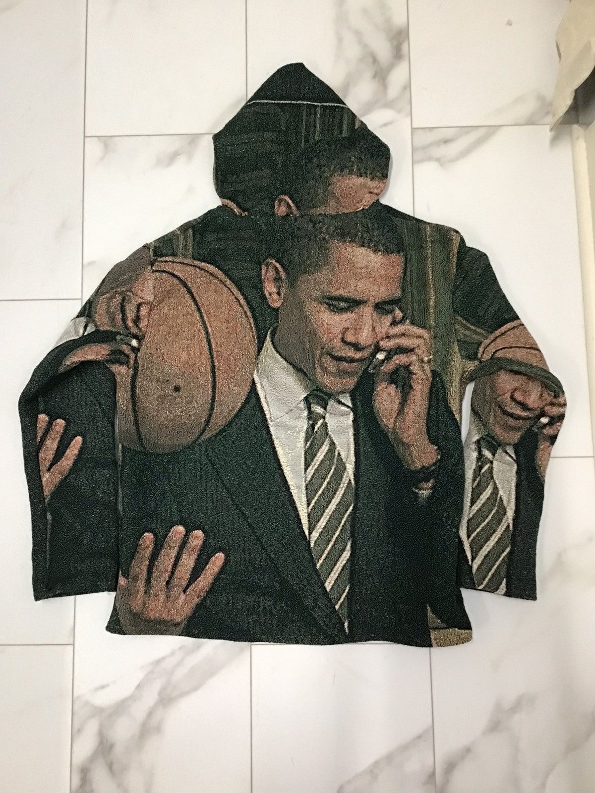 Other MARQ THE LABEL Obama Tapestry Hoody Size US L / EU 52-54 / 3 - 4 Thumbnail