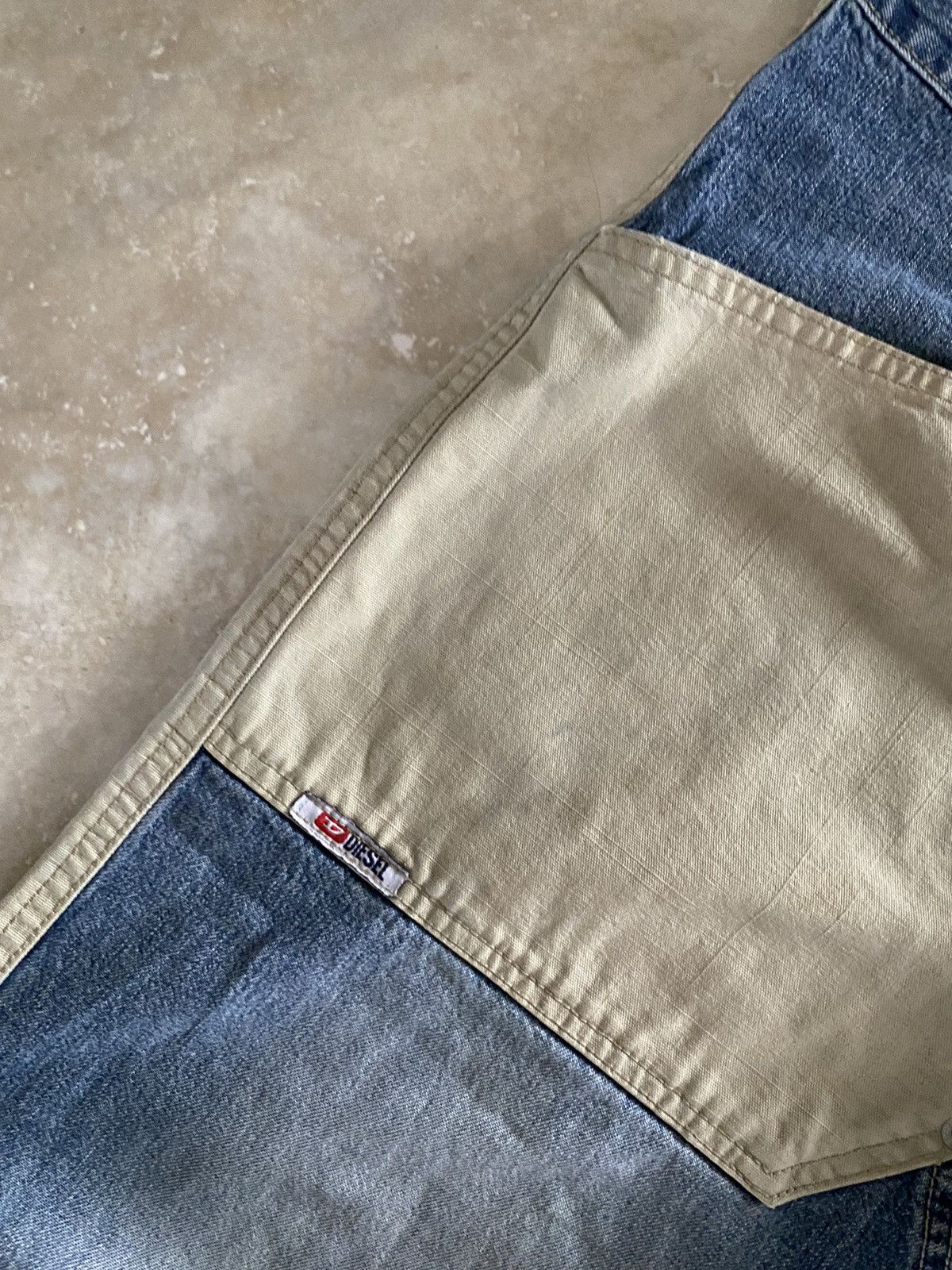 Diesel Vintage Diesel Hybrid Baggy Muddy Denim Japanese Washed Y2K Size US 38 / EU 54 - 12 Thumbnail