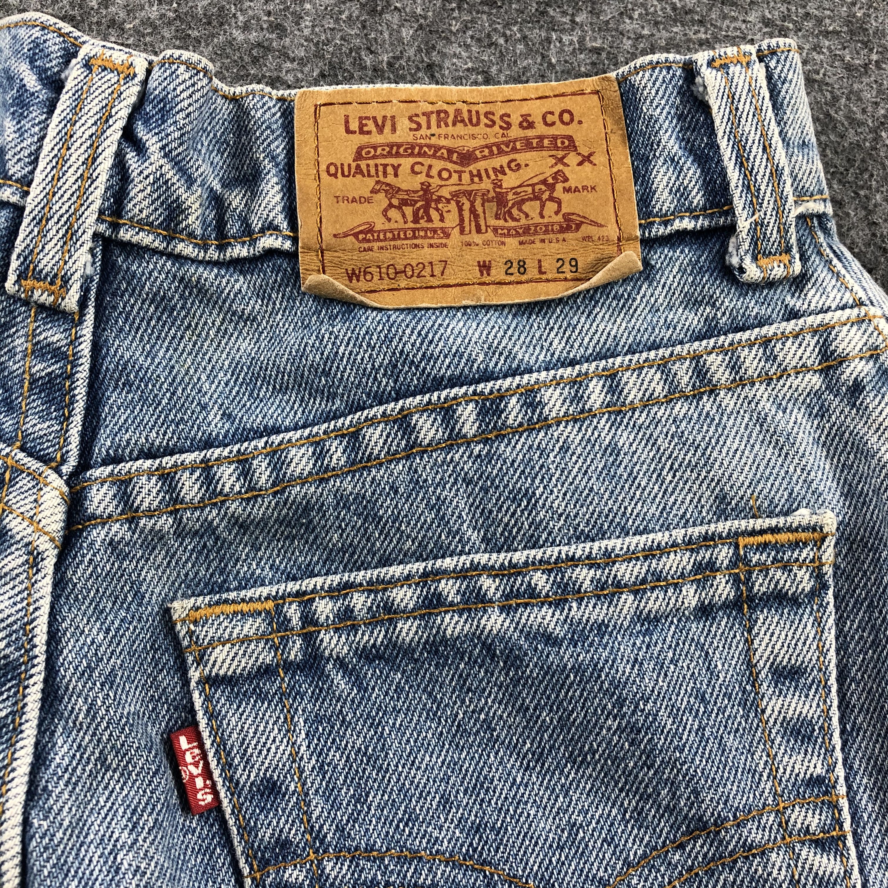 Levi's × Vintage Vintage 90s Blue Wash Levis 610 Jeans-JM1443 Size US 26 / EU 42 - 5 Thumbnail