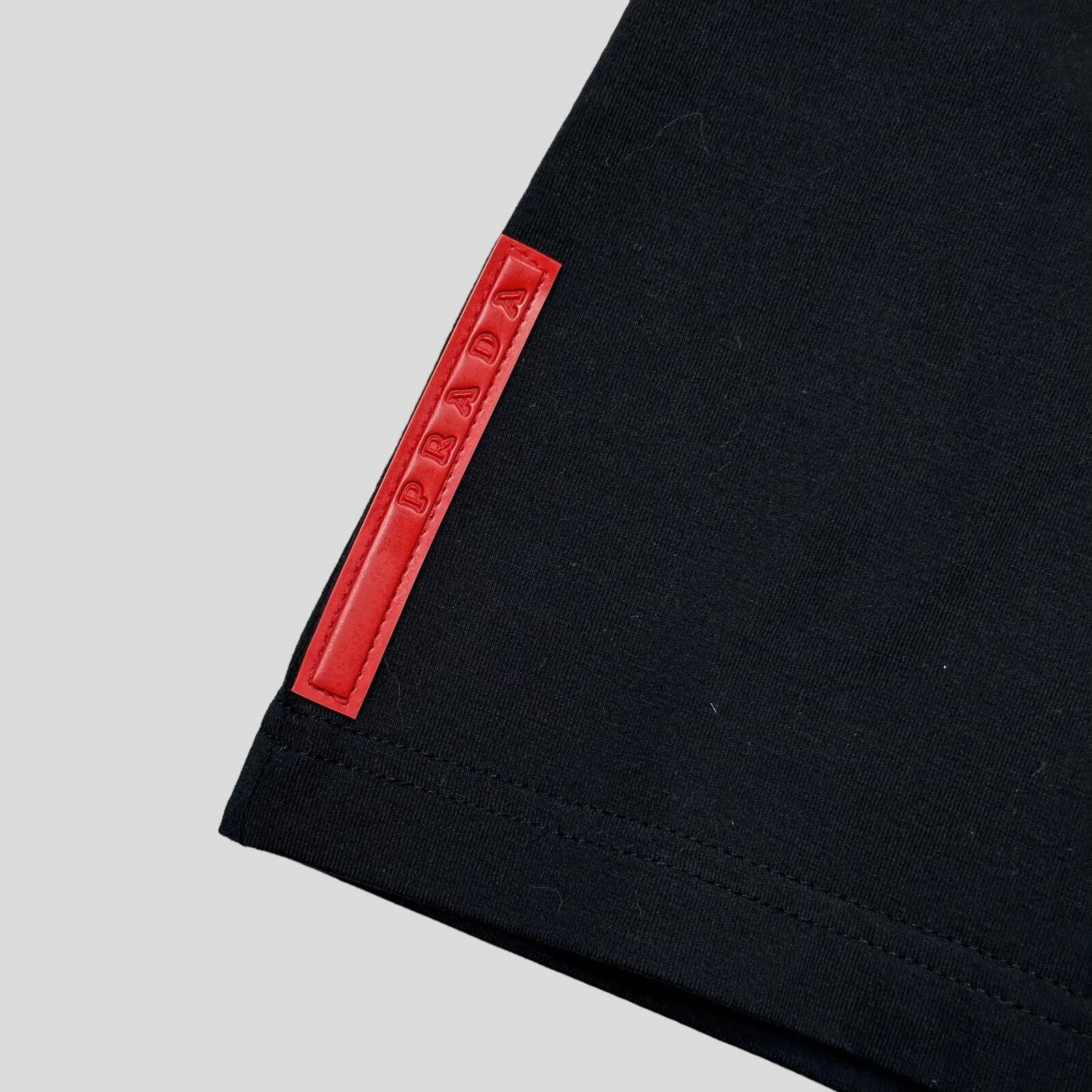 Prada Prada Sport 2007 Red Tab Ringer T-shirt - L Size US L / EU 52-54 / 3 - 3 Thumbnail