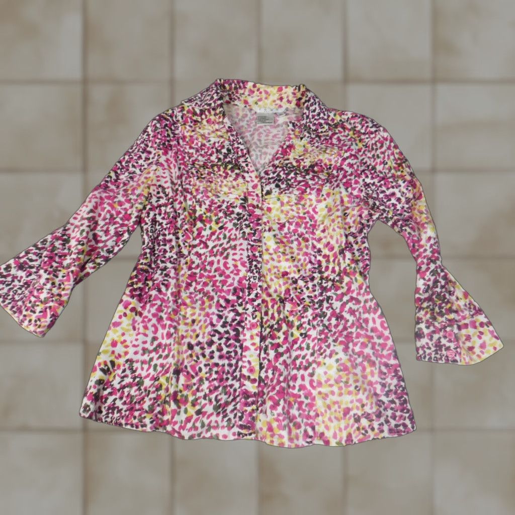 Pinko Como Womens Blouse PM Petites pink button down Collared Long Sleeve Cotton Down Ruffle Casual Shirt Classic Pink Womens PM Petites Blouse Size M / US 6-8 / IT 42-44 - 1 Thumbnail