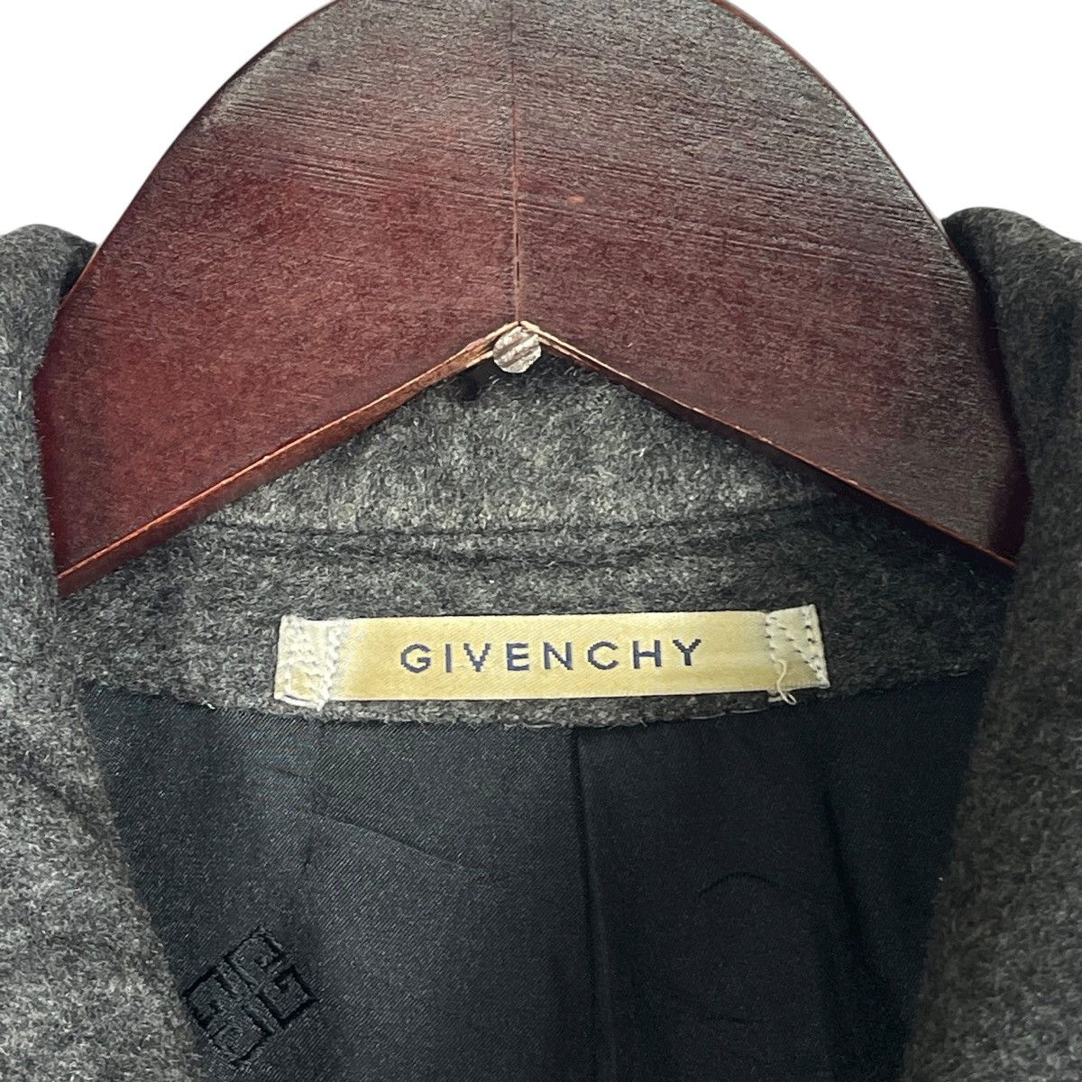 Givenchy Vintage Monsieur Givenchy 100% Cashmere Overcoat Size US L / EU 52-54 / 3 - 13 Thumbnail