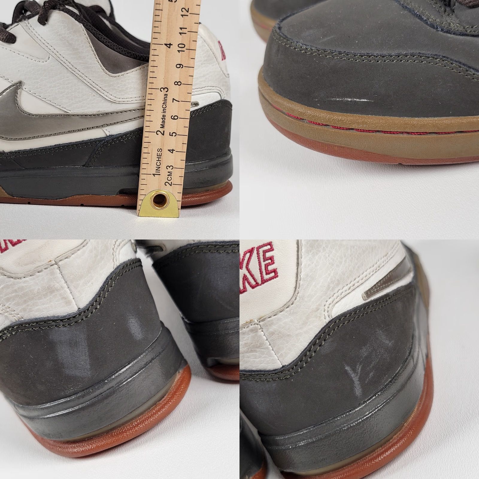 Nike Nike Air Zoom Sneakers Mens 10US 44EU Black Gray White 330941-101 2008 Casual Activewear Size US 9 / EU 42 - 8 Thumbnail