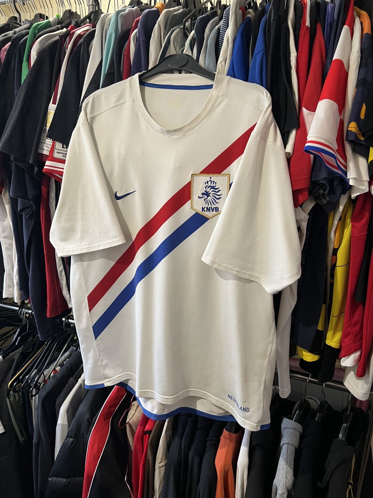 Nike × Vintage 2006/2008 VINTAGE NIKE NETHERLANDS AWAY FOOTBALL SHIRT XXL Size US XXL / EU 58 / 5 - 1 Thumbnail