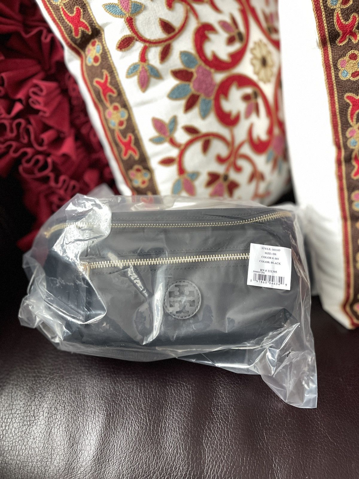 Tory Burch Latest New Tory Burch Black Nylon Belt Bag Sling Fanny Pack Size ONE SIZE - 3 Thumbnail
