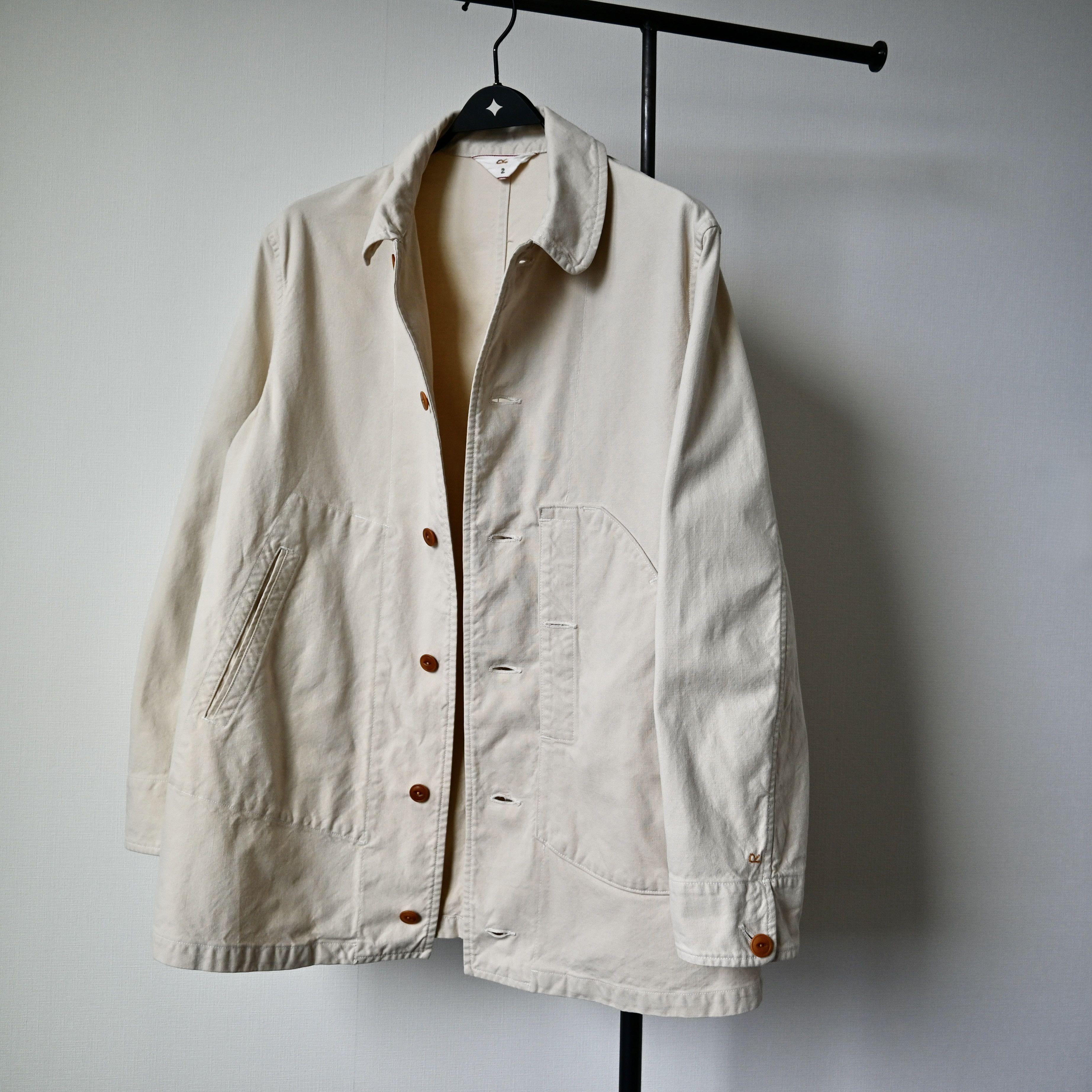 45rpm 45rpm light canvas field coat, cream, made in Japan Size US M / EU 48-50 / 2 - 20 Thumbnail