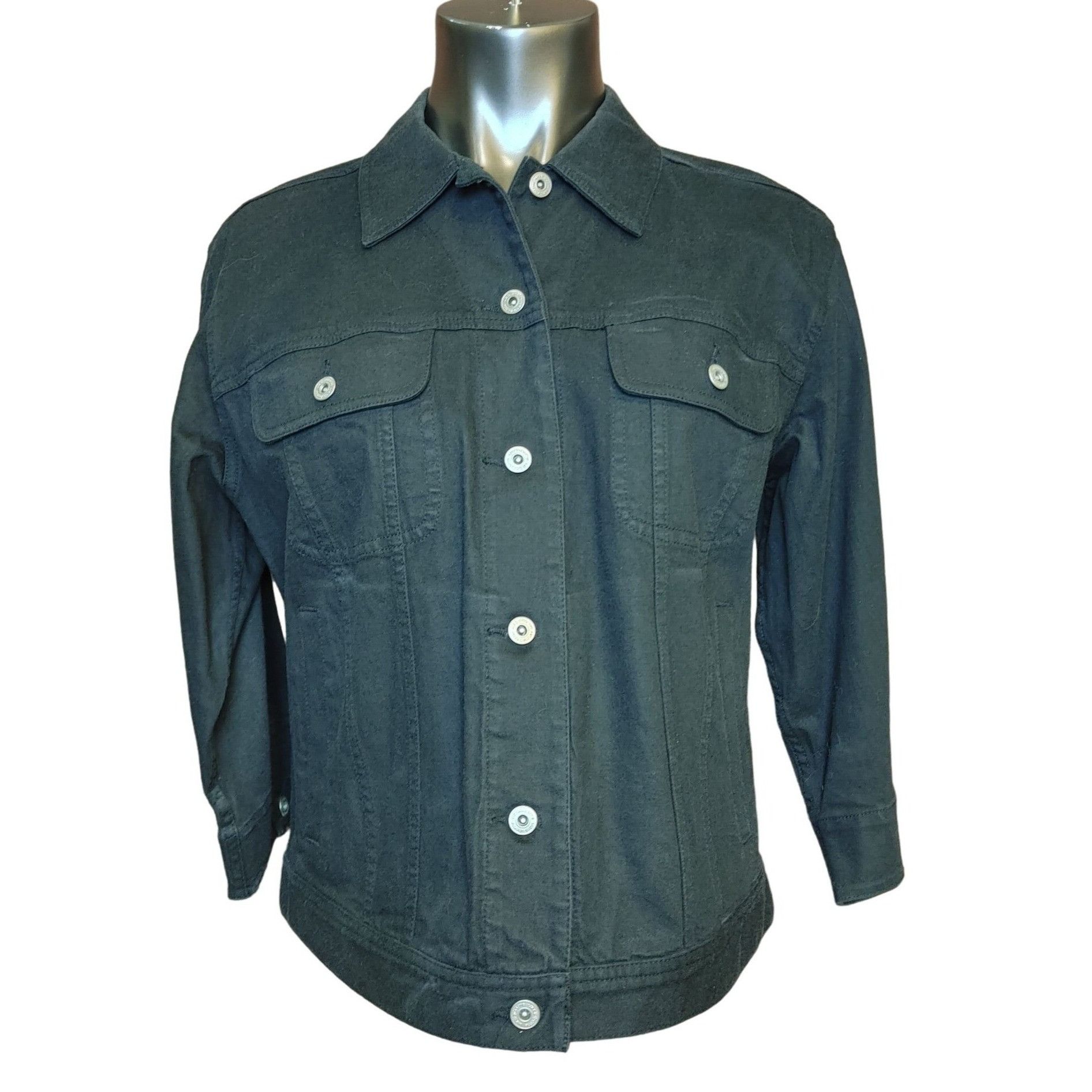 Other Vintage LIZ CLAIBORNE Lizwear Womens L Midweight Denim Jacke Size L / US 10 / IT 46 - 1 Thumbnail