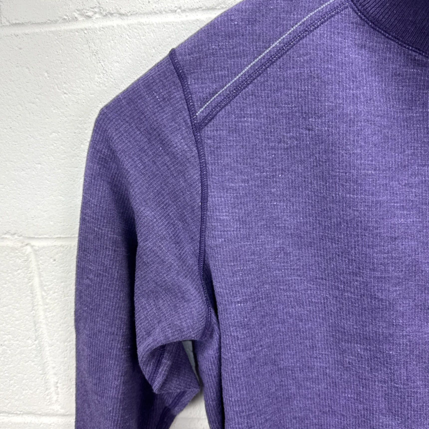 Tommy Bahama VINTAGE Tommy Bahama Men’s Sweater Knit Pullover 1/4 Zip Mock Neck Reversible Casual Outdoor Fall Winter Large Purple Gray Size US L / EU 52-54 / 3 - 4 Thumbnail