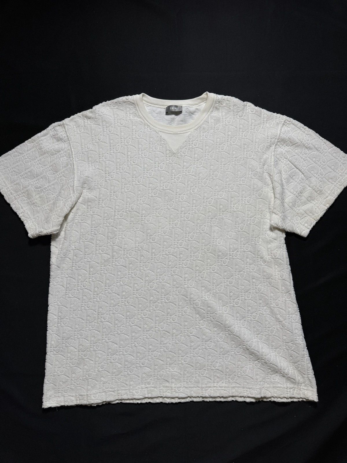 Dior Towel T-Shirt White - 3XL fits XL