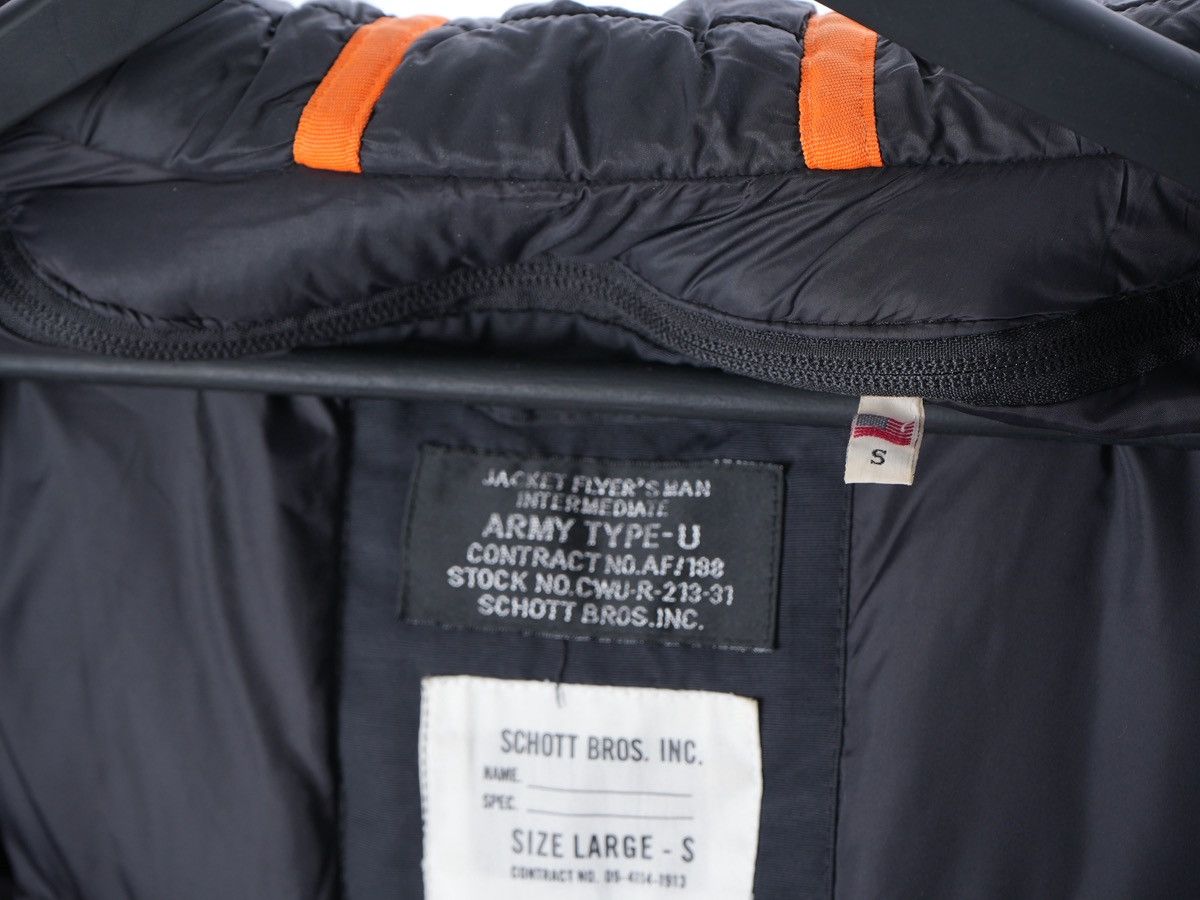 Schott Y2k Schott Army Type-U Hooded Parka Jacket S Size US S / EU 44-46 / 1 - 8 Thumbnail