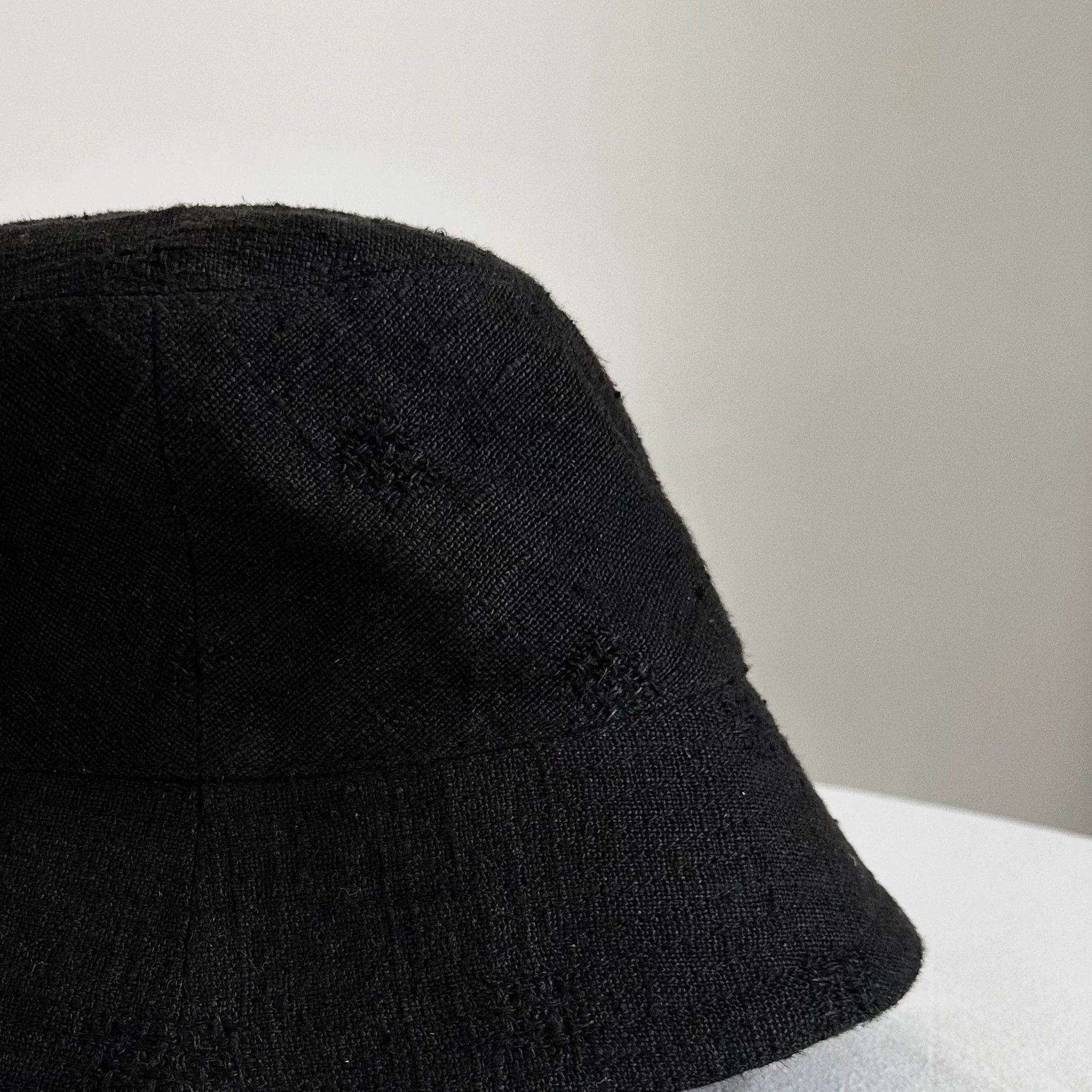 Ziggy Chen ziggy chen 21ss black linen bucket hat 60 new Size ONE SIZE - 4 Thumbnail