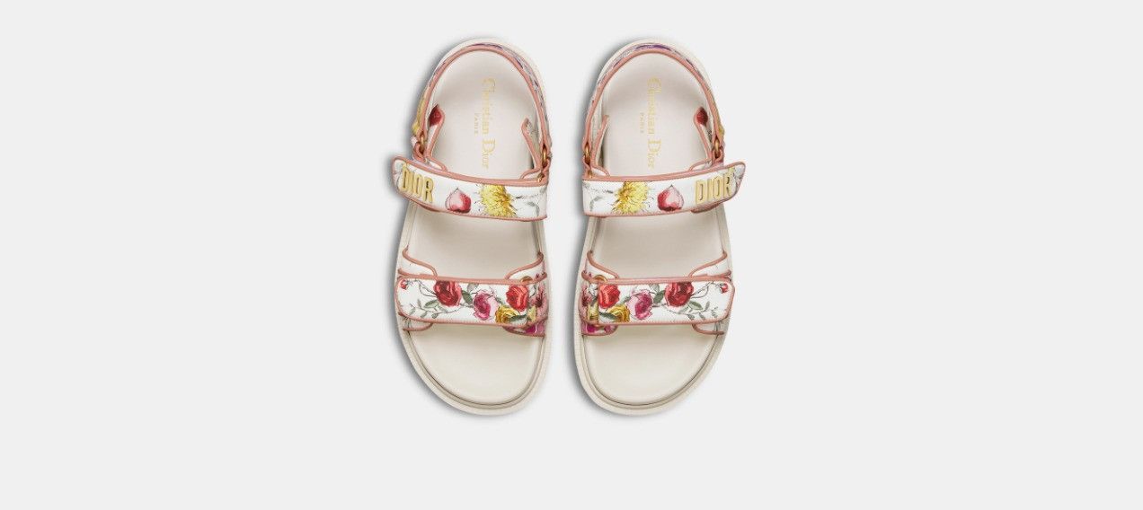 o1w1db10524 Sandals in White Multicolor
