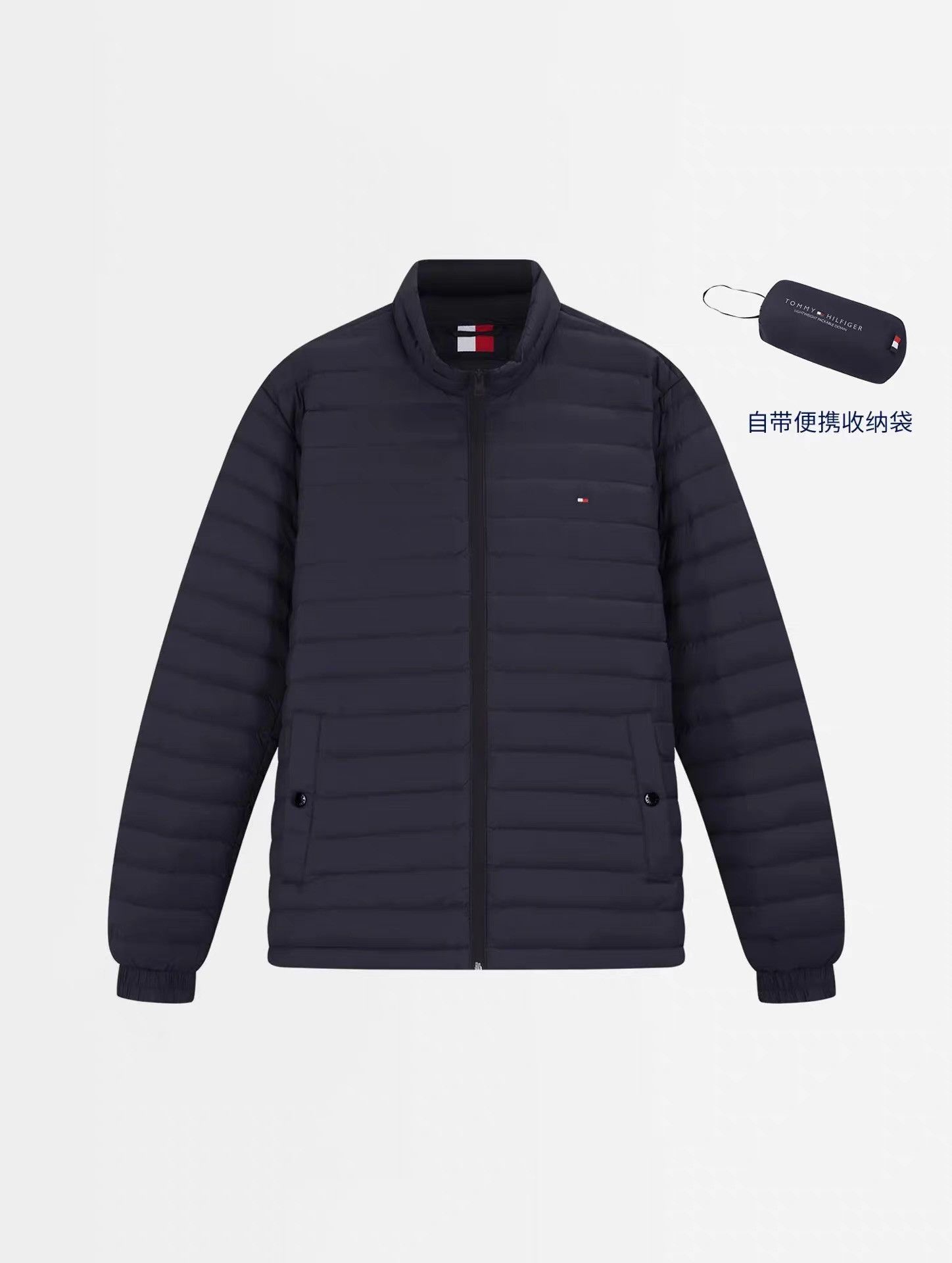 Tommy Hilfiger Tommy Down Quilted Stand Collar Down Jacket。Ｑ22 Size US XL / EU 56 / 4 - 7 Thumbnail