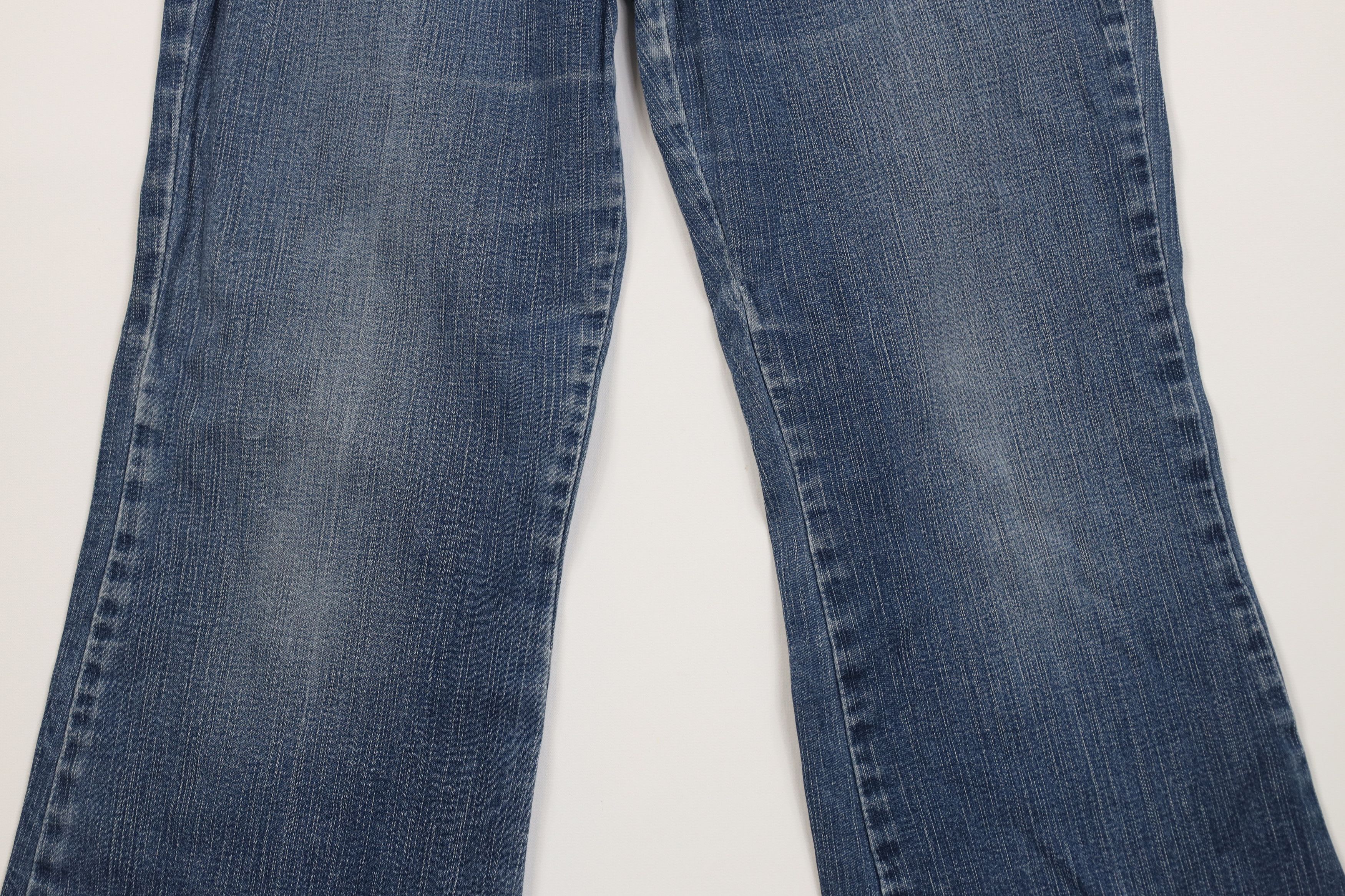 Levi's Vintage Y2K Levis 548 Slimming Stretch Flared Jeans Size 30" / US 8 / IT 44 - 3 Thumbnail