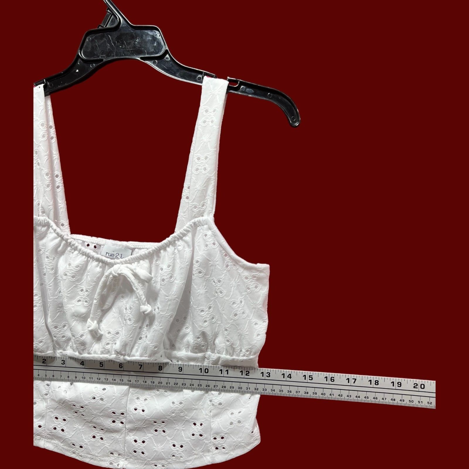 rue21 Rue 21 - Women's Tank Top - White - Extra Large Size XL / US 12-14 / IT 48-50 - 4 Thumbnail