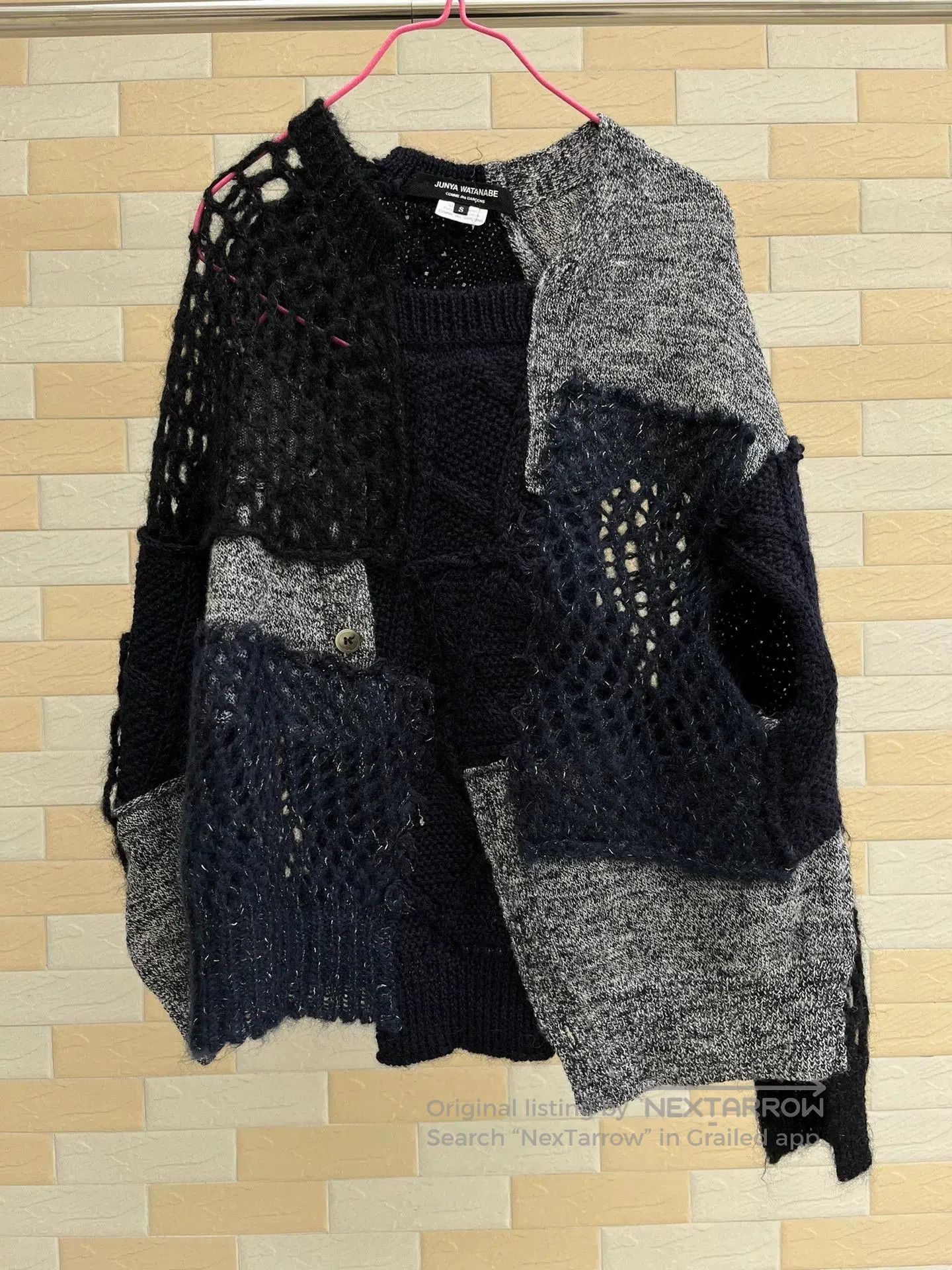 Junya Watanabe junya watanabe knitted sweater shawl. Size US M / EU 48-50 / 2 - 6 Thumbnail