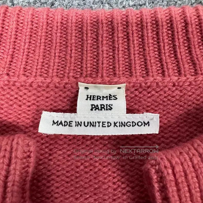 Hermes Hermes Horse-bit Cashmere V-neck Sweater Size XS / US 0-2 / IT 36-38 - 5 Thumbnail
