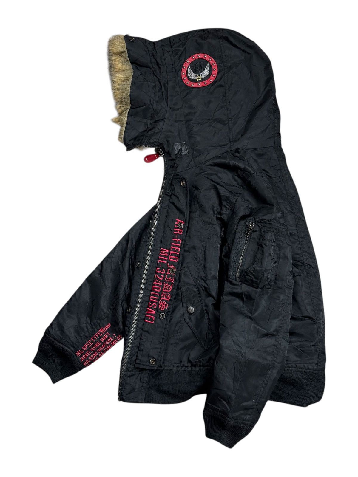 Ekam Archive Midas - Fur Hoodie Extreme Pilot Jacket Size US M / EU 48-50 / 2 - 1 Thumbnail