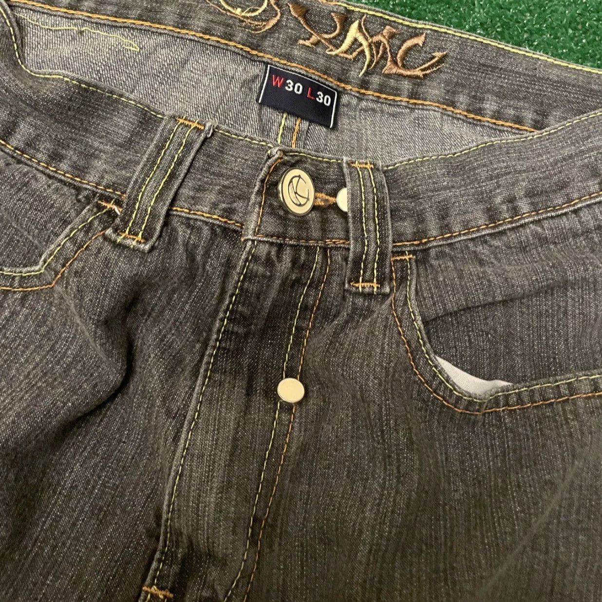 JNCO VINTAGE Y2K Baggy Skater Grunge Jeans VTG Mens Size 30 Embroidered JNCO Style Wide-Leg Size US 30 / EU 46 - 5 Thumbnail