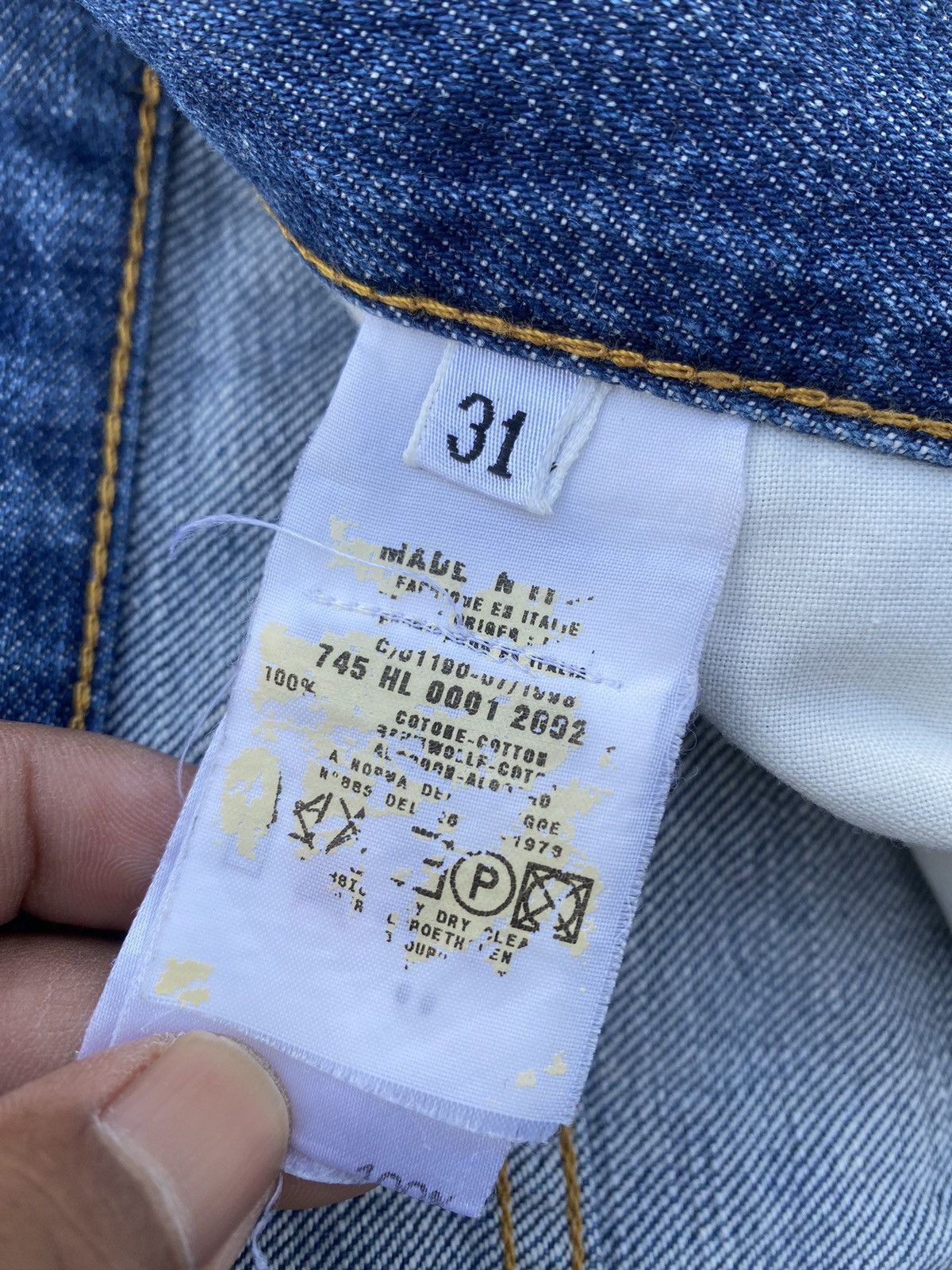 Helmut Lang Rare Helmut Lang Produced in 1998 Denim /Jeans Size US 31 - 15 Thumbnail