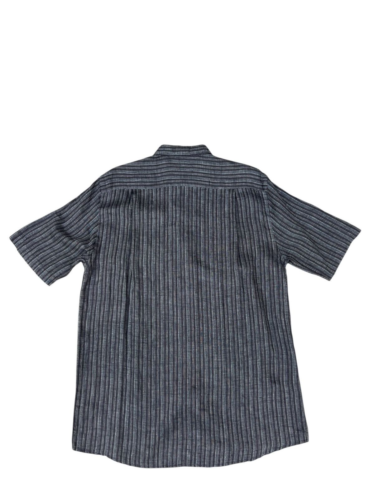 Bally Bally Multi Striped 100% Linen Shirt Size US M / EU 48-50 / 2 - 11 Thumbnail
