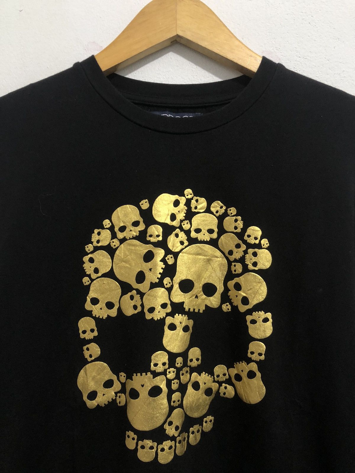 Japanese Brand Japanese Skull Gold LongSleeve Rock Punk Stylee Size US M / EU 48-50 / 2 - 5 Thumbnail