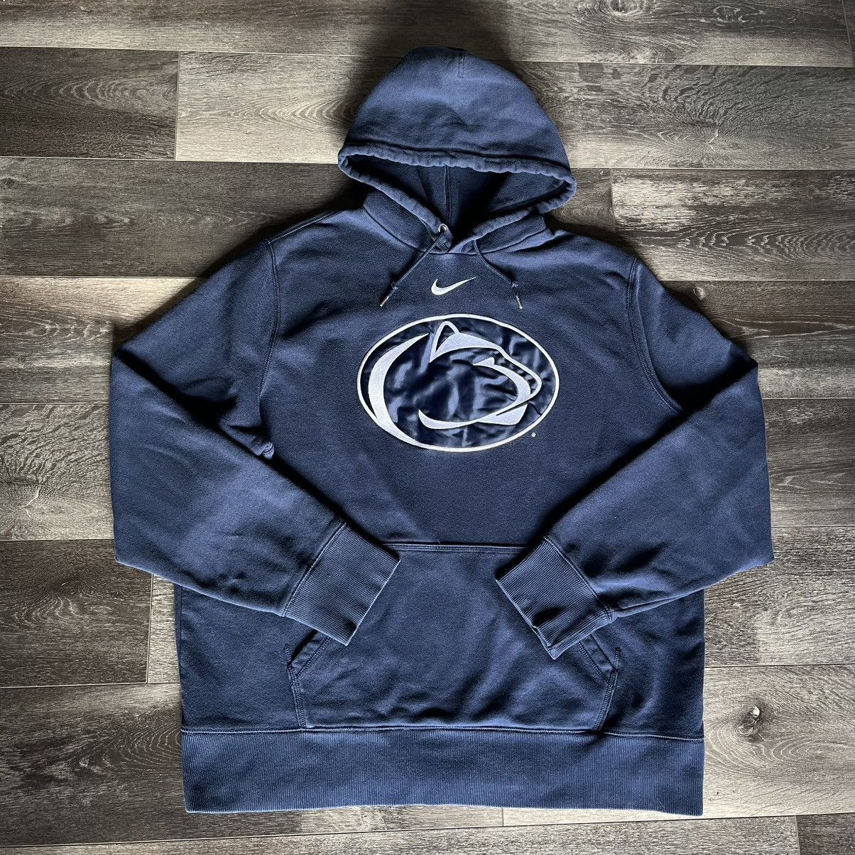 Nike Vintage Y2K Nike Penn State Lions Center Swoosh Logo Hoodie Size US XXL / EU 58 / 5 - 1 Thumbnail