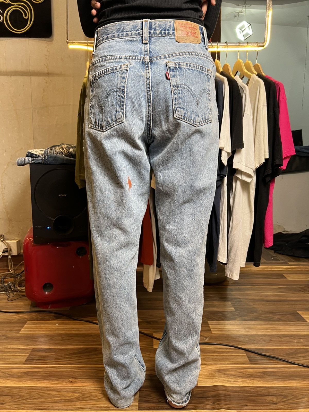 Levi's Crazy vintage levis 550 hand made pain naruto Size US 29 - 10 Thumbnail
