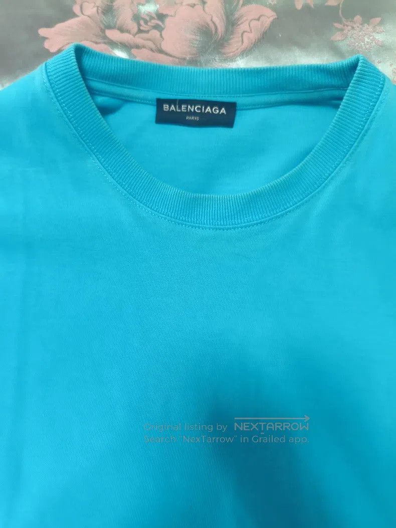 Balenciaga Balenciaga Short Sleeve, Sky Blue Size US XXS / EU 40 - 4 Thumbnail