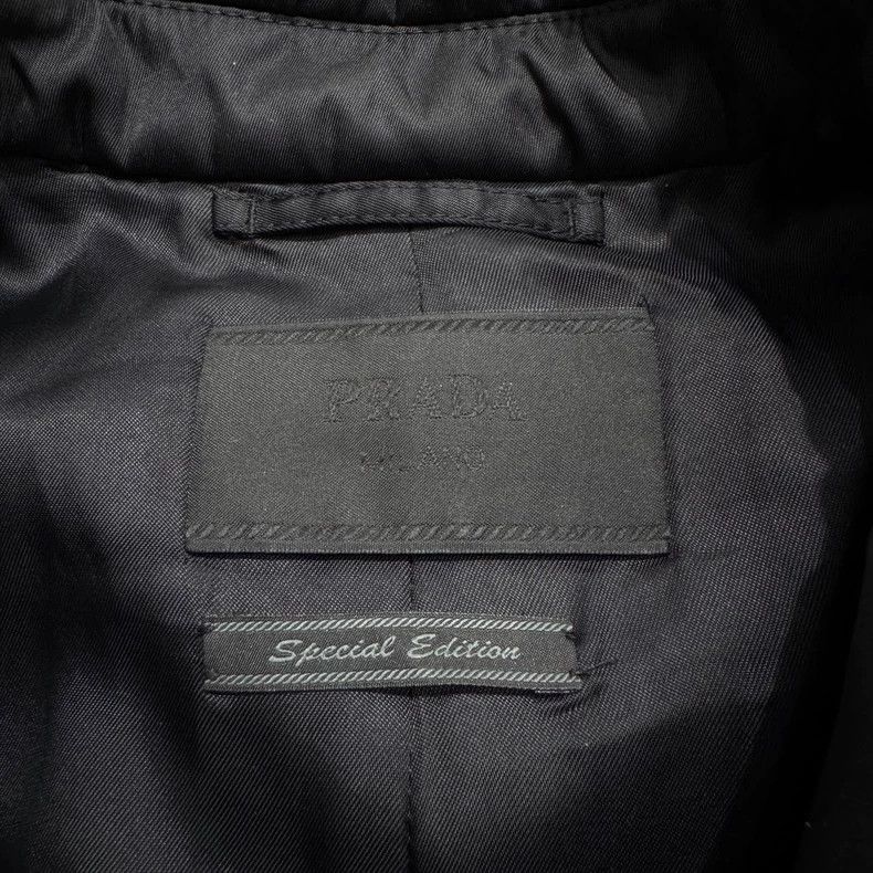 Prada Prada Black nylon coat 2505-Nextarrow Size US M / EU 48-50 / 2 - 4 Thumbnail