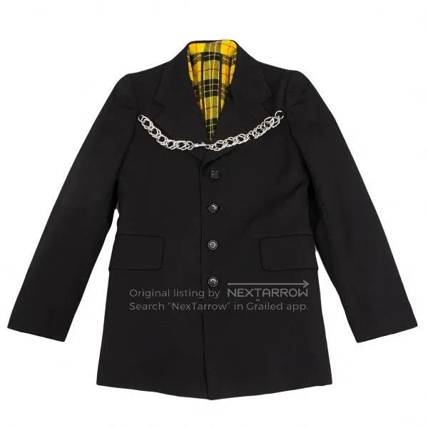 Comme des Garcons Comme des Garcons Black Retro Plaid Fake Two-Piece Top Size S / US 4 / IT 40 - 3 Thumbnail